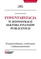 Okładka książki Inwentaryzacja w jednostkach sektora finansów publicznych
