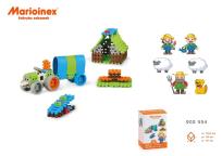 Opakowanie Klocki Mini Waffle Strażak Średni