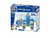 Opakowanie Klocki szczotkowe - policja 65 elementów