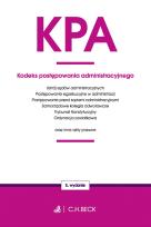 Okładka książki KODEKS POSTĘPOWANIA ADMINISTRACYJNEGO ORAZ USTAWY TOWARZYSZĄCE WYD. 5