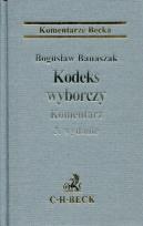 Okładka książki Kodeks wyborczy Komentarz