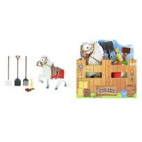 Opakowanie Koń flokowany z akcesoriami