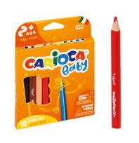 Opakowanie Kredki Carioca ołówkowe Baby 10 kolorów 42819
