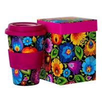 Opakowanie Kubek Bolek w pudełku - termiczny łowicki czarny