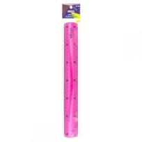 Opakowanie Linijka elastyczna 30 cm różowa ssc010