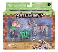 Opakowanie Minecraft - figurka Alex i koń szkieletor