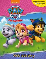 Okładka książki MOC ZABAWY 12 FIGUREK I MATA DO ZABAWY PSI PATROL