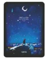 Opakowanie Notes A6/128K Noc Kot na Wzgórzu