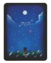 Opakowanie Notes A6/128K Noc Kot w Trawie