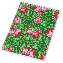 Opakowanie Notes FOLK na spirali - format A6-góralski zielony