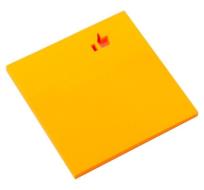 Opakowanie Notes samoprzylepny 75x75mm Lubię to D.RECT