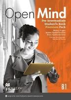 Okładka książki Open Mind B1 Pre-Intermediate Książka ucznia Pack Standard
