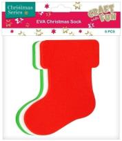 Opakowanie Ozdoba BN eva skarpeta 6 szt.