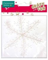 Opakowanie Ozdoba dekoracyjna płatek śniegu 21cm