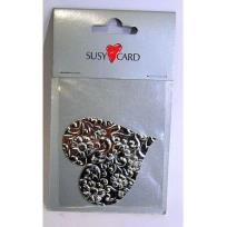 Opakowanie Ozdoba Serce srebrne/złote