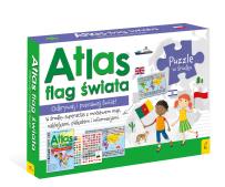 Okładka książki Pakiet: Atlas flag świata/Plakat z mapą/Puzzle