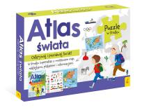 Okładka książki Pakiet: Atlas Świata/Plakat z mapą/Puzzle