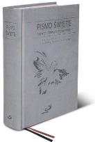 Okładka książki Pismo Święte ST i NT A4 (duża czcionka, szara)
