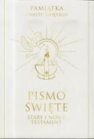Okładka książki Pismo Święte ST i NT duże - Pamiątka Chrztu