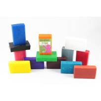 Opakowanie Plastolinka różowa kwadratowa 100g