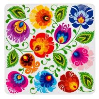 Opakowanie Podkładka drewniana - łowicka białe tło FOLKSTAR