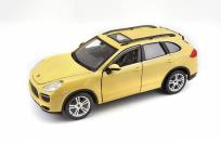 Opakowanie Porsche Cayenne Turbo 1:24 żółty BBURAGO