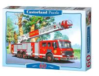 Okładka książki Puzzle 60 Wóz strażacki CASTOR