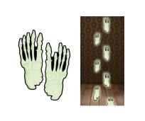 Opakowanie Ślady Stóp Szkieleta Fluoryzacyjne