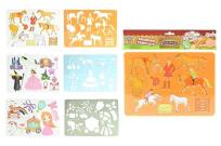 Opakowanie Szablony koni, różne rodzaje