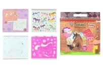 Opakowanie Szkicownik z szablonami ''MyPony