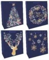 Opakowanie Torba prezentowa 26x32cm Choinka (12szt)