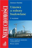 Okładka książki Umowa o roboty budowlane w.9