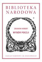 Okładka książki WYBÓR POEZJI