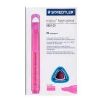 Opakowanie Zakreślacz biurowy Triplus S3654 różowy (10szt)