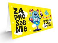 Opakowanie Zaproszenie - Potworek (5szt.)