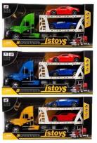 Opakowanie Auto ciężarowe laweta z autami