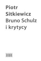 Okładka książki Bruno Schulz i krytycy