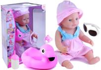 Opakowanie Duża lalka plażowa bobas mówi je pije + flaming