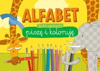 Okładka książki DZIKIE ZWIERZĘTA ALFABET PISZĘ I KOLORUJĘ