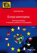 Okładka książki Europa samorządna Samorząd terytorialny w wybranych państwach Unii Europejskiej