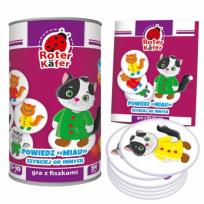 Opakowanie GRA EDUKACYJNA Z FISZKAMI POWIEDZ MIAU SZYBCIEJ OD INNYCH RK1010-03