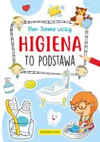 Okładka książki Higiena to podstawa Pan Sowa uczy