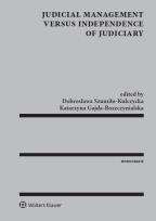 Okładka książki Judicial Management versus independence of judiciary