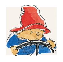 Opakowanie Karnet kwadrat z kopertą Paddington Driving