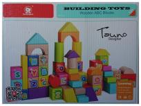 Opakowanie Klocki drewniane alfabet