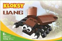 Opakowanie Klocki Kloksy Zwierzęta żuczek