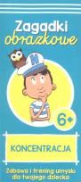 Okładka książki KONCENTRACJA ZAGADKI OBRAZKOWE KAPITAN NAUKA