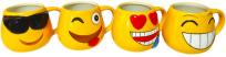 Opakowanie Kubek Ceramiczny Emoji Gigant ,mix 4 kolory
