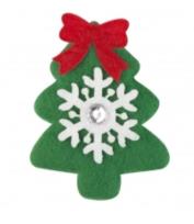 Opakowanie Ozdoba z filcu Choinka 4szt EASY