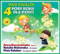 Okładka książki Pan Vivaldi - Cztery Pory Roku dla dzieci CD